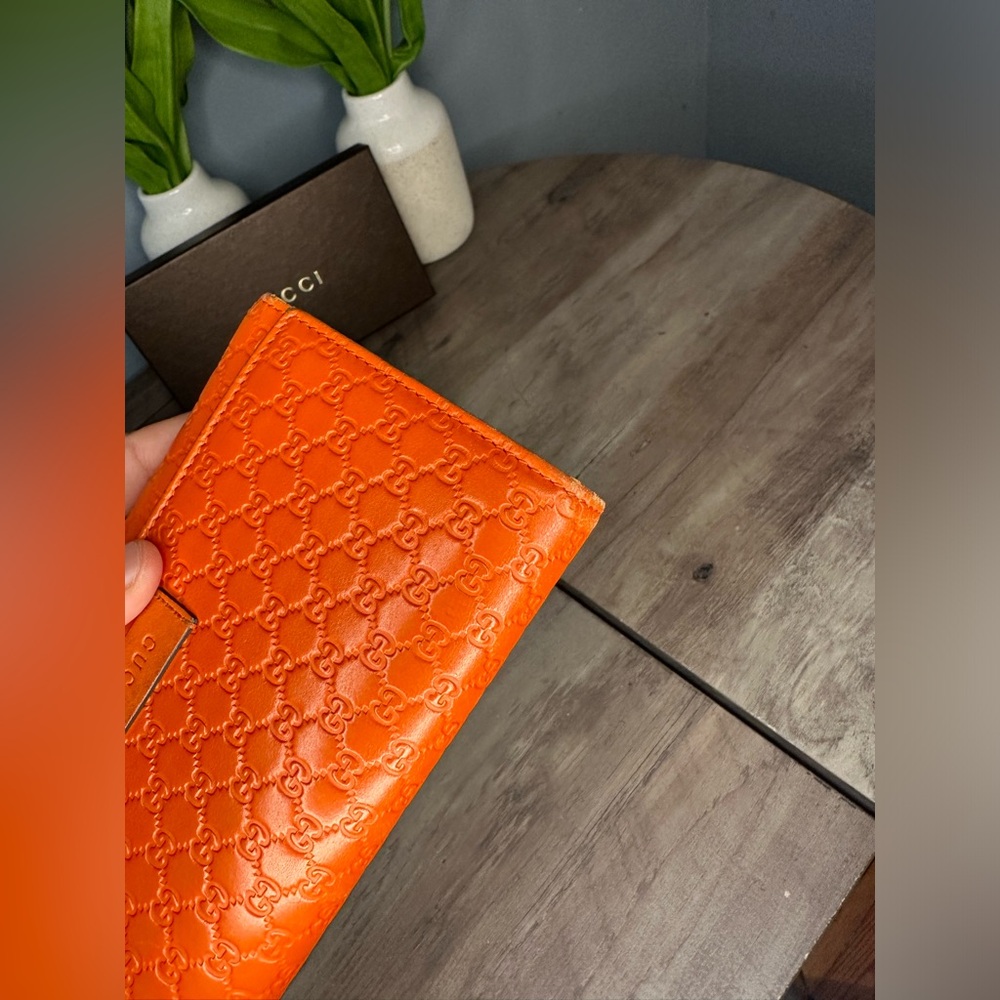 Gucci Guccissima Long Wallet - orange - Picture 11 of 13